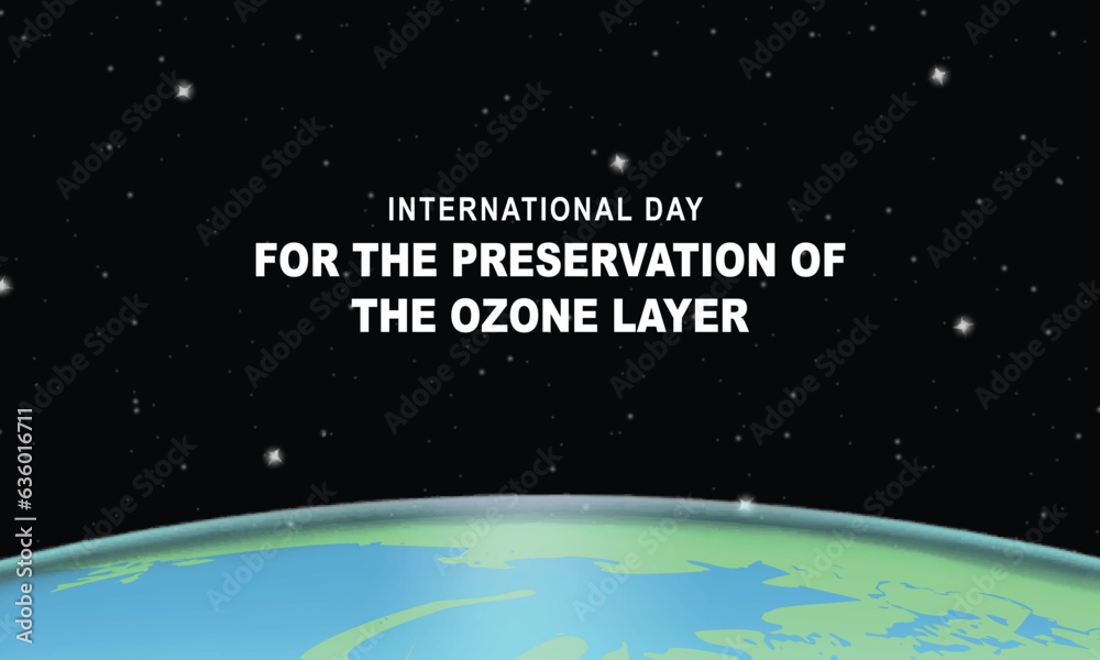International Day for the Preservation of the Ozone Layer background.
