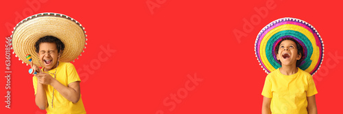 Collage of funny Mexican bo...