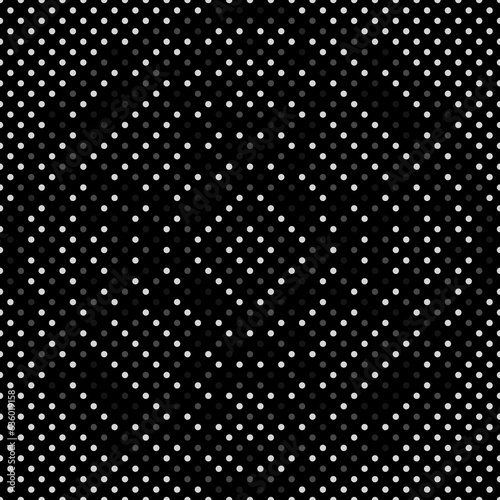Surface pattern with symmetric geometric ornament. Round spots texture. Circles abstract background. Polka dot motif. For digital paper, textile print, web design. Vector art illustration