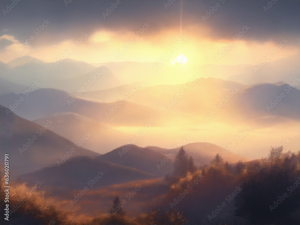 sunrise over the mountains sunrise over the mountains