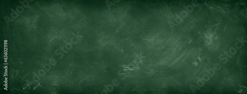 Chalk rubbed out on green chalkboard background