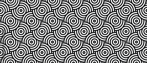 Vector seamless pattern. Modern stylish texture. Geometric striped ornament.