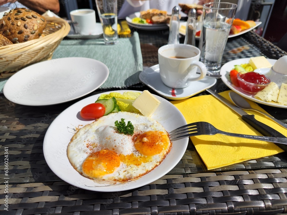 breakfast on the table