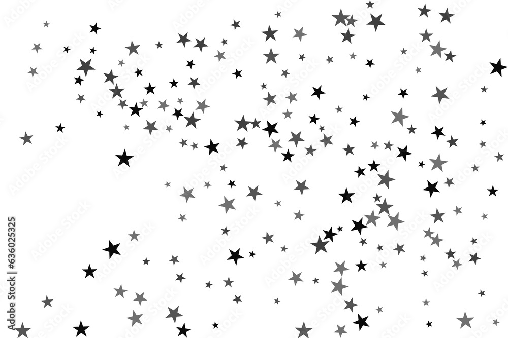 Star confetti. Silver casual confetti background. Bright design pattern. Star confetti. Silver casual confetti background. Bright design pattern.