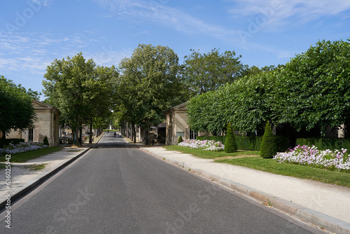 Paris, France - July 14, 2023 - Montparnasse Cemetery 