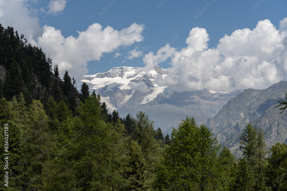 Monte Rosa is the largest mountain massif in the Alps Monte Rosa is the largest mountain massif in the Alps