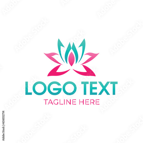 Lotus flower logo design