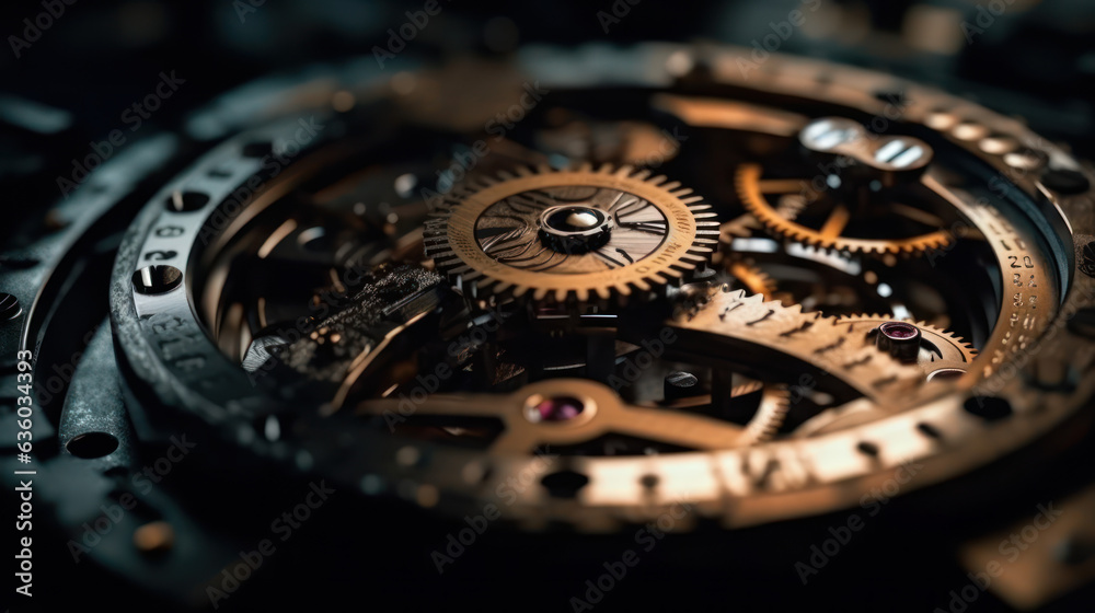 custom made wallpaper toronto digitalbackground of the gear mechanism inside the watch.