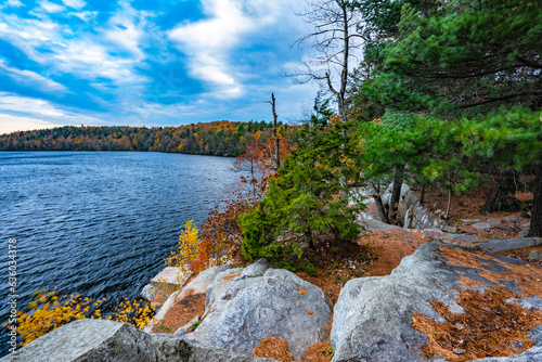 Autumn on Lake Minnewaska photo