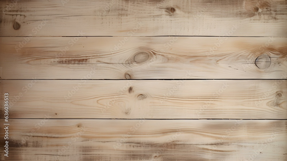 Fototapeta premium Close up of beige painted wooden Planks. Wooden Background Texture 