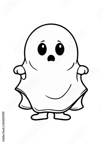 Ethereal Halloween Ghost Vector Illustrations: Hauntingly Delightful Art