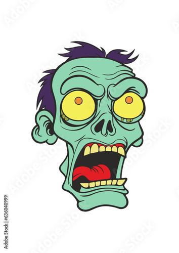 Individual Halloween Zombie Illustrations: Customizable Undead Art