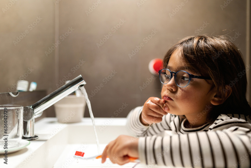 kid looking himself at the mirror kid looking himself at the mirror