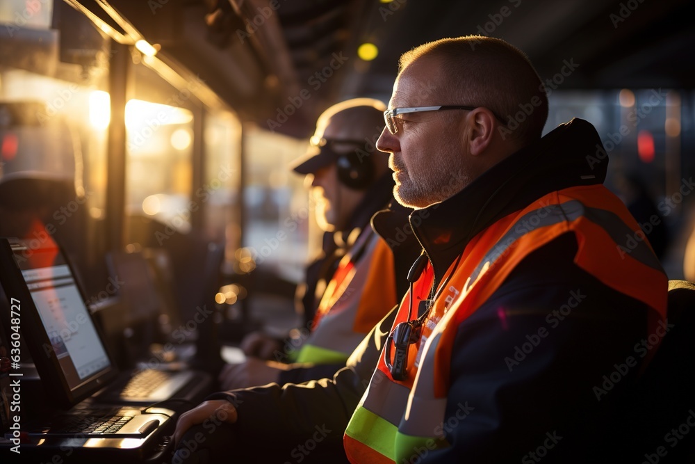 train driver in cab train driver in cab