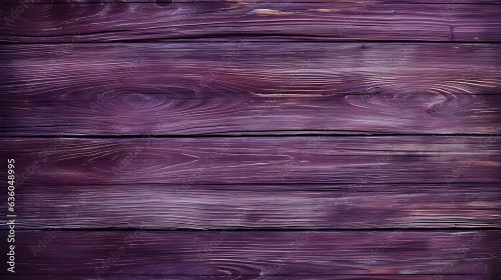 Close up of plum painted wooden Planks. Wooden Background Texture
