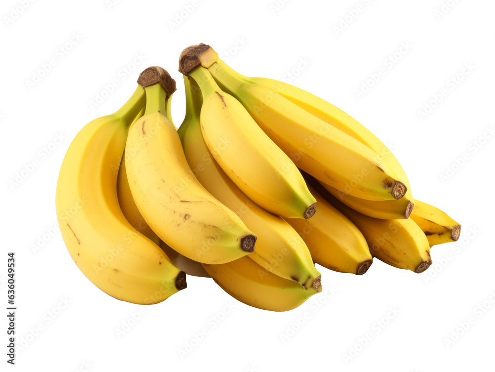 bunch of bananas - transparent background