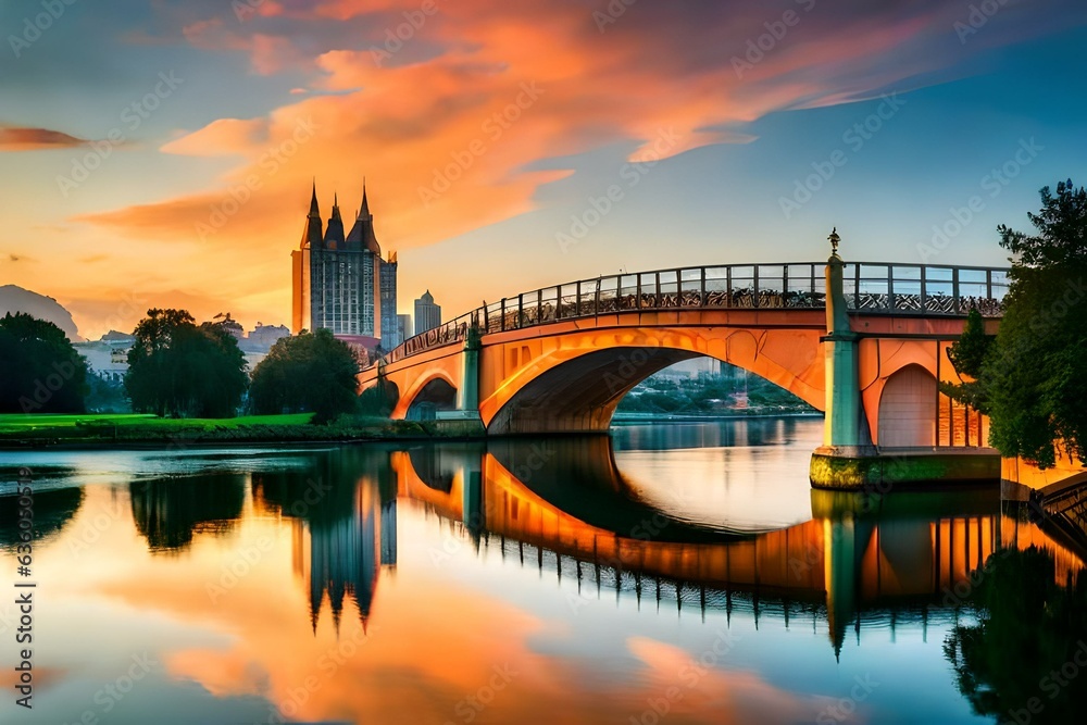 bridge at night