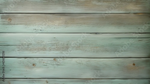 Close up of sage painted wooden Planks. Wooden Background Texture 