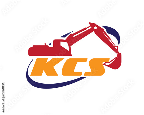 excavator rental logo designs for construction and builder logo photo