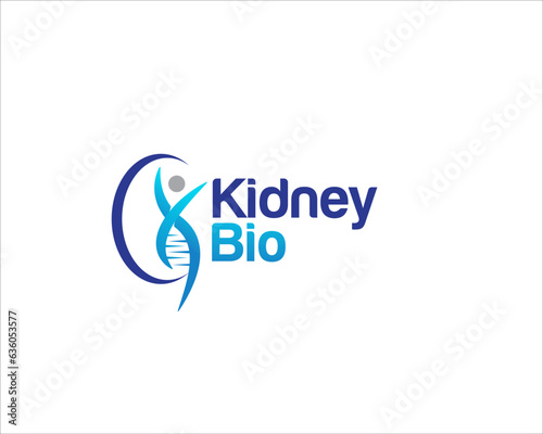 happy dna logo designs for kidney health service