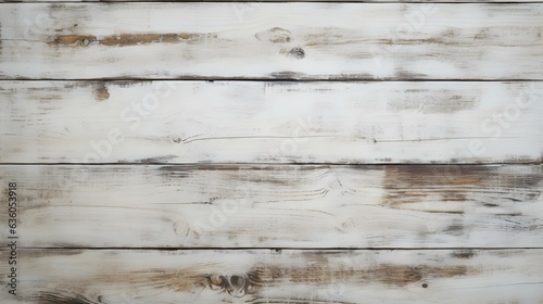 Close up of white painted wooden Planks. Wooden Background Texture 
