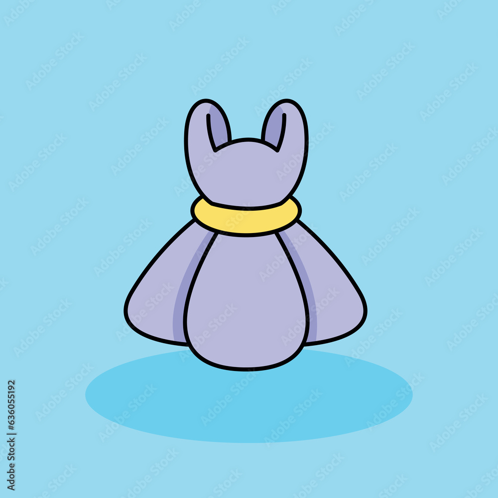 Fototapeta premium Dress Free vector cartoon icon illustration. customer experience icon concept isolated . flat cartoon style