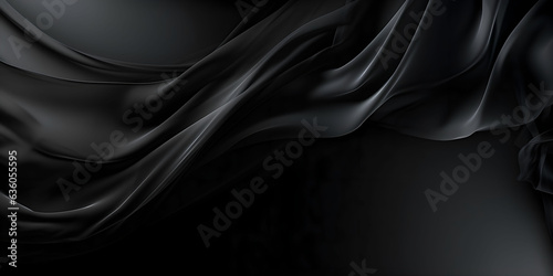 Black textured fabric background, luxury, style