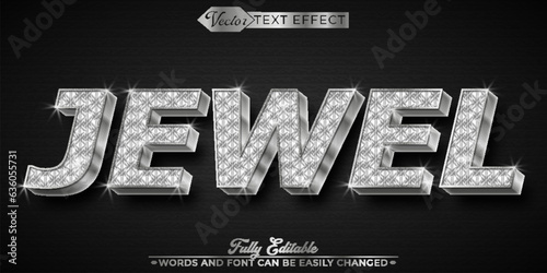 Luxury Jewel Shiny Editable Text Effect Template