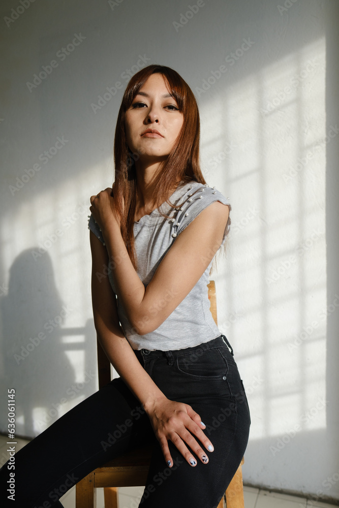 portrait of a charming woman
