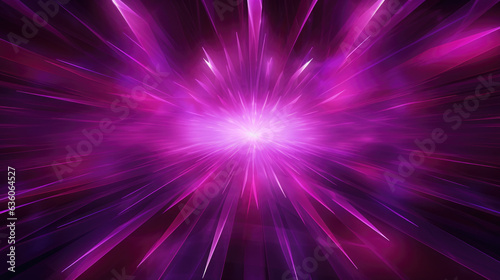 A multitude of magenta beams radiating from each direction and intersecting in the center. Abstract wallpaper backgroun