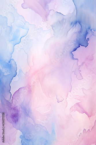 Abstracts oh Blues and pinks and the style of watercolor