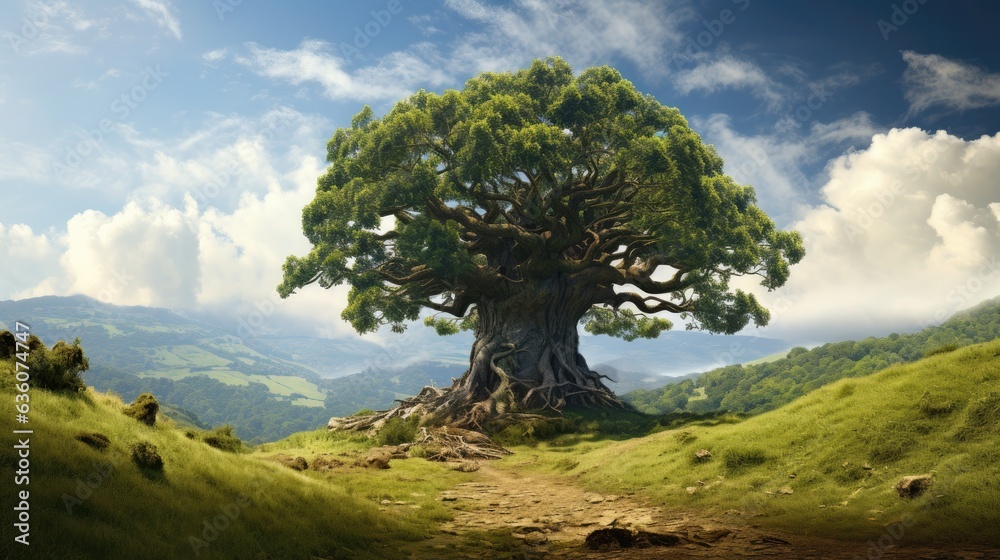 big old tree in the mountains big old tree in the mountains