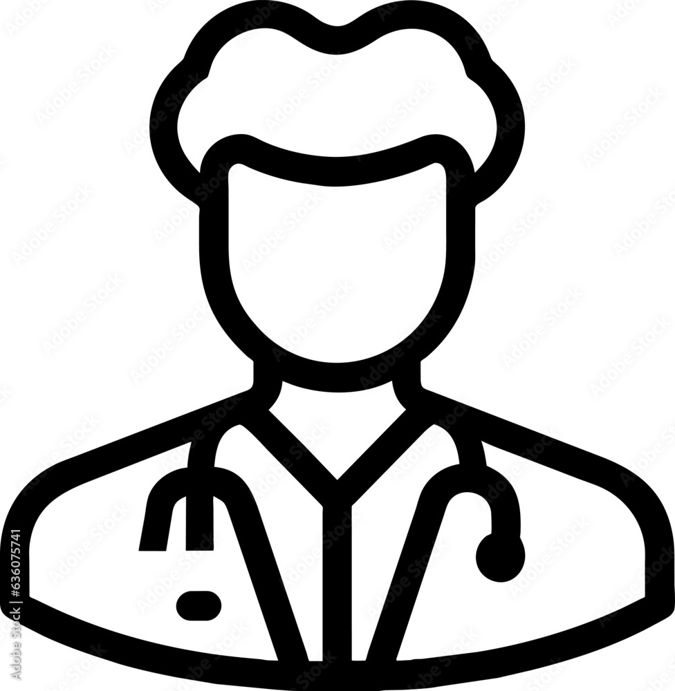 doctor cartoon icon