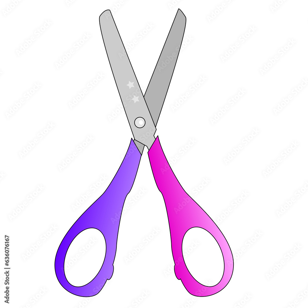 scissors isolated on white background scissors isolated on white background