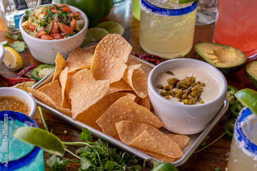 Chips with Queso