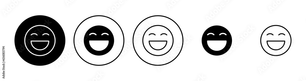 smile icon set. smile emoticon icon. feedback smile icon set. smile emoticon icon. feedback