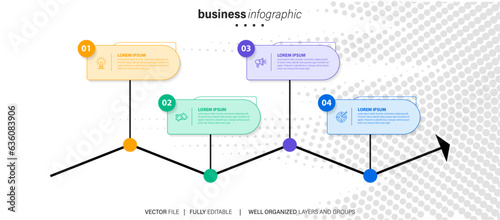 Vector infographic template
