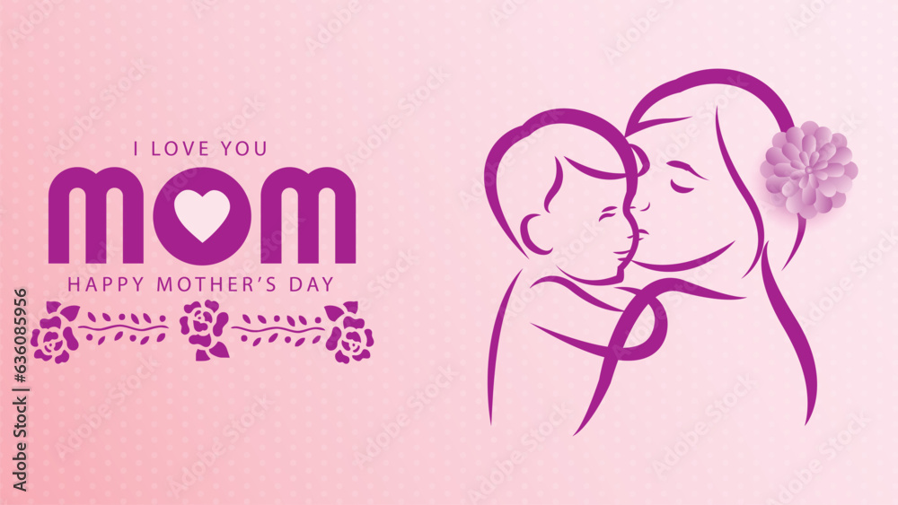mother love wishing poster design vector file mother love wishing poster design vector file