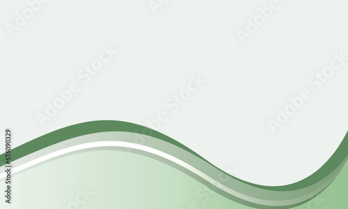 abstract green wave background