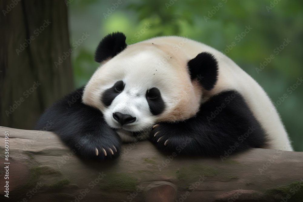 Obraz premium giant panda bear made by midjeorney