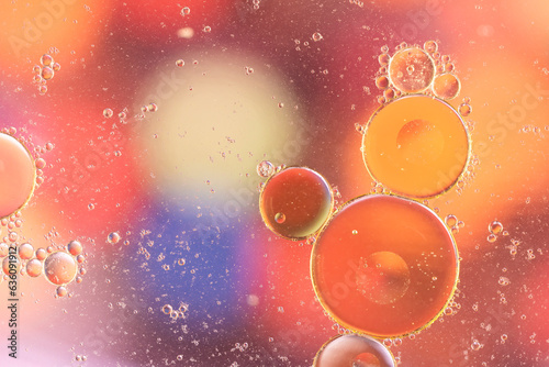 Colorful Oil Drops Background   photo
