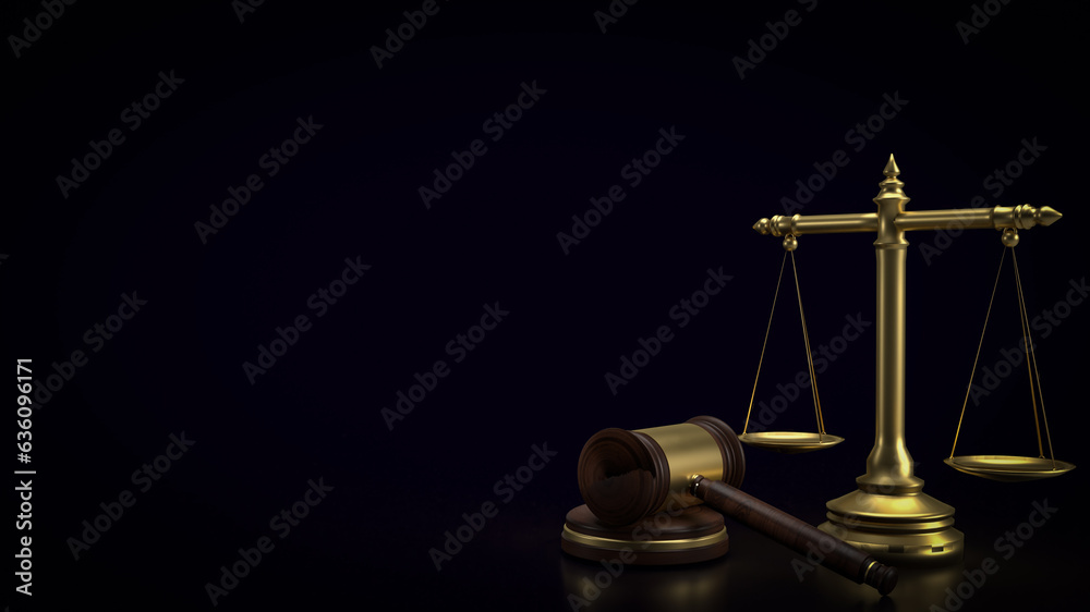 The Hammer and Libra for law and justice concept 3d rendering The Hammer and Libra for law and justice concept 3d rendering