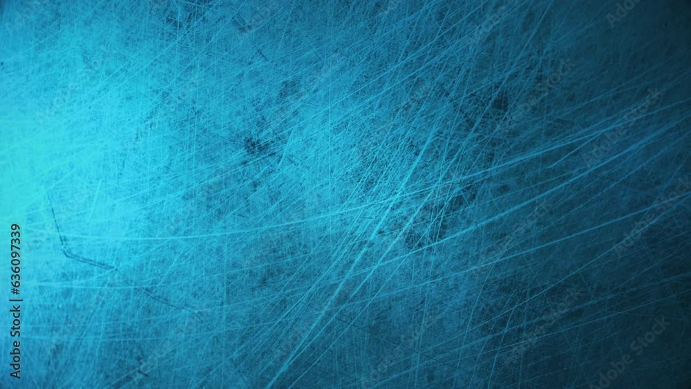 Scratched metal background with lights. The texture of stained metal with moving light. Type F.