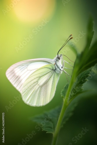 Generative AI : Whitecrowned Forktail Enicurus leschenaulti sinensis in nature photo