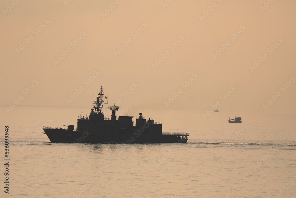 Warship. Naval Forces. Military control of the sea. Protection of state borders from water.	
