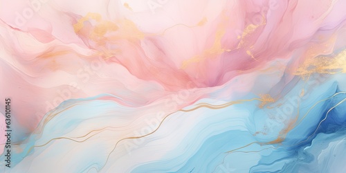 Celestial Watercolor Whirl: Abstract Art Euphoria Generative AI