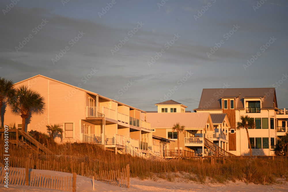 Modern Houses On A Florida Beach Modern Houses On A Florida Beach