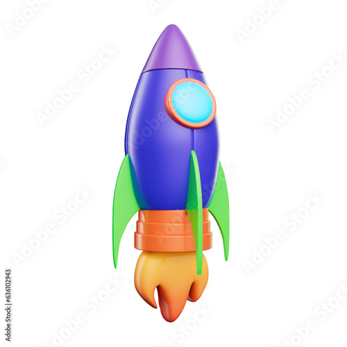 Space Exploration 3D Illustration