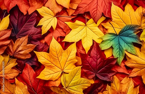 Background of autumn leaves. Autumn background. 