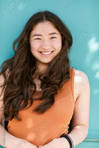 Asian-American teenager headshot photo